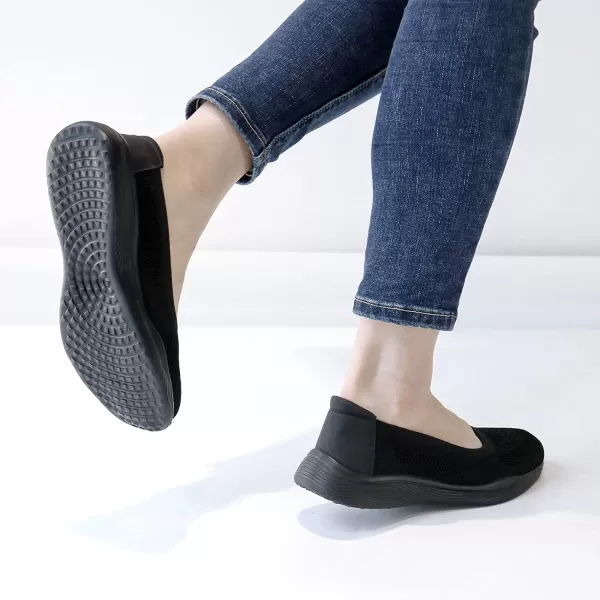 firelli Women Slip On Loafer Casual Flats Mesh Walking Shoes