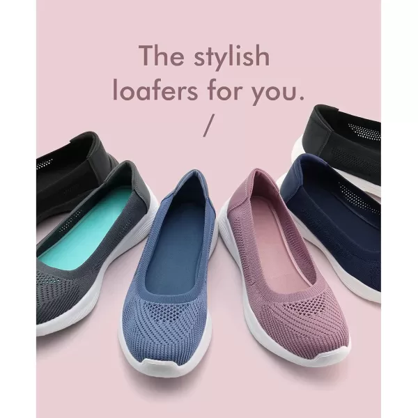 firelli Women Slip On Loafer Casual Flats Mesh Walking Shoes