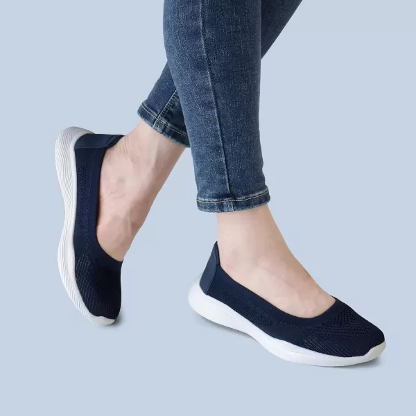 firelli Women Slip On Loafer Casual Flats Mesh Walking Shoes
