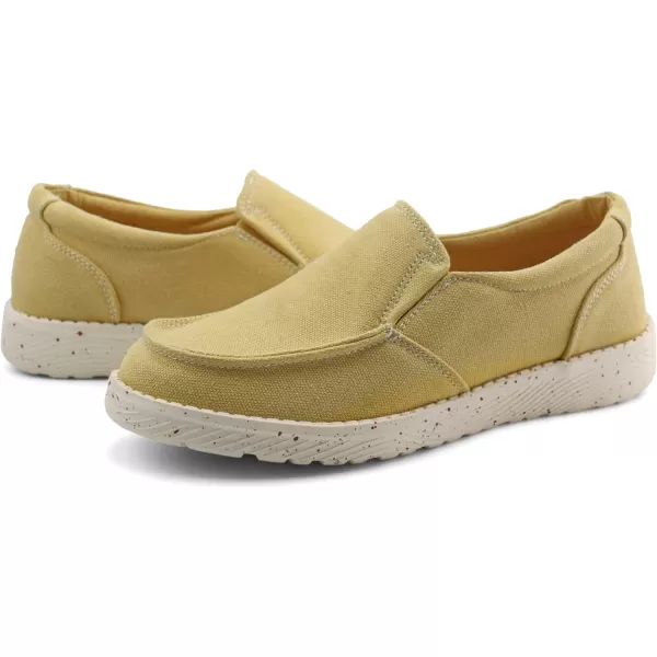 firelli Womens Casual Slip-on Canvas Loafer Walking Flat Shoes