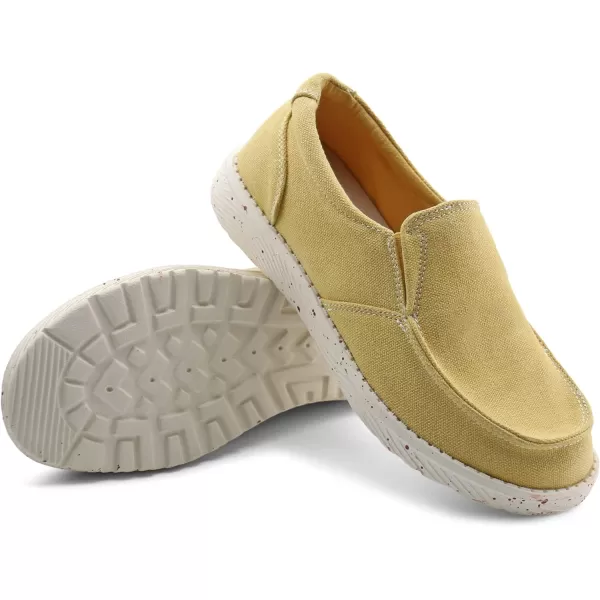 firelli Womens Casual Slip-on Canvas Loafer Walking Flat Shoes