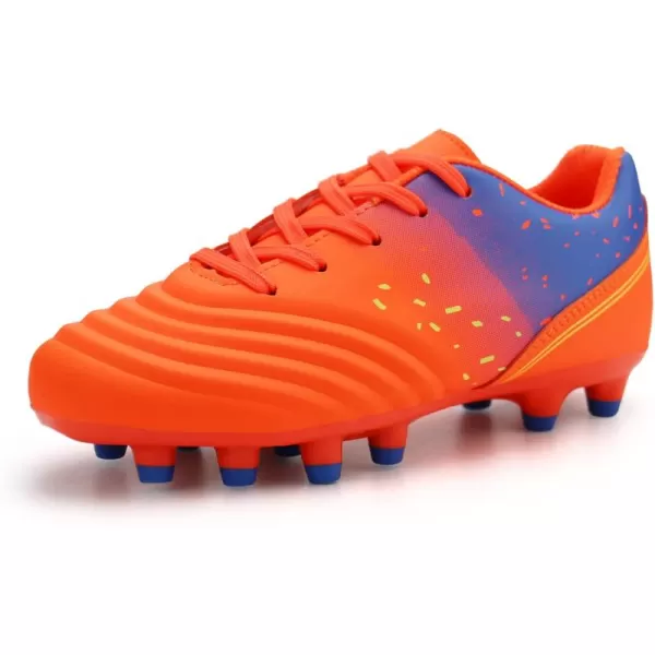 firelli Kids Athletic Soccer Cleats Boys Girls Lace-up Outdoor Football Shoes