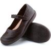 imagefirelli Girls Mary Jane School Uniform Shoes Comfortable Girls Dress ShoesBrown