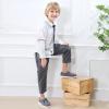 imagefirelli Kids Loafers Boys Girls Canvas Walking Shoes School ShoesDkgrey Bue
