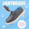 imagefirelli Kids Loafers Boys Girls Canvas Walking Shoes School ShoesDkgrey Bue