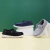 imagefirelli Kids Loafers Boys Girls Canvas Walking Shoes School ShoesGrey