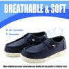 imagefirelli Kids Loafers Boys Girls Canvas Walking Shoes School ShoesNavy