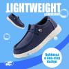 imagefirelli Kids Loafers Boys Girls Canvas Walking Shoes School ShoesNavy