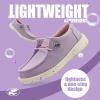 imagefirelli Kids Loafers Boys Girls Canvas Walking Shoes School ShoesPurple