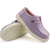 imagefirelli Kids Loafers Boys Girls Canvas Walking Shoes School ShoesPurple
