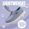 imagefirelli Kids Loafers Boys Girls Canvas Walking Shoes School ShoesSky Blue