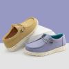imagefirelli Kids Loafers Boys Girls Canvas Walking Shoes School ShoesSky Blue