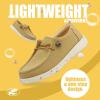 imagefirelli Kids Loafers Boys Girls Canvas Walking Shoes School ShoesTan