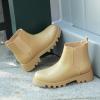 imagefirelli Women Ankle Booties Chelsea Combat Boots Slip On Winter BootiesTan