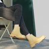imagefirelli Women Ankle Booties Chelsea Combat Boots Slip On Winter BootiesTan