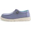 imagefirelli Kids Loafers Boys Girls Canvas Walking Shoes School ShoesSky Blue