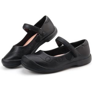imagefirelli Girls Mary Jane School Uniform Shoes Comfortable Girls Dress ShoesBlack