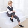 image:imagefirelli Boys Loafers Hook and Loop School Uniform Dress Shoes Kids Casual Oxford ShoesBlack