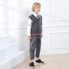 image:imagefirelli Boys Loafers Hook and Loop School Uniform Dress Shoes Kids Casual Oxford ShoesBlack