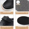 image:imagefirelli Boys Loafers Hook and Loop School Uniform Dress Shoes Kids Casual Oxford ShoesBlack