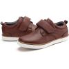 image:imagefirelli Boys Loafers Hook and Loop School Uniform Dress Shoes Kids Casual Oxford ShoesBrown