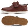 image:imagefirelli Boys Loafers Hook and Loop School Uniform Dress Shoes Kids Casual Oxford ShoesBrown