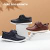 image:imagefirelli Boys Loafers Hook and Loop School Uniform Dress Shoes Kids Casual Oxford ShoesNavy