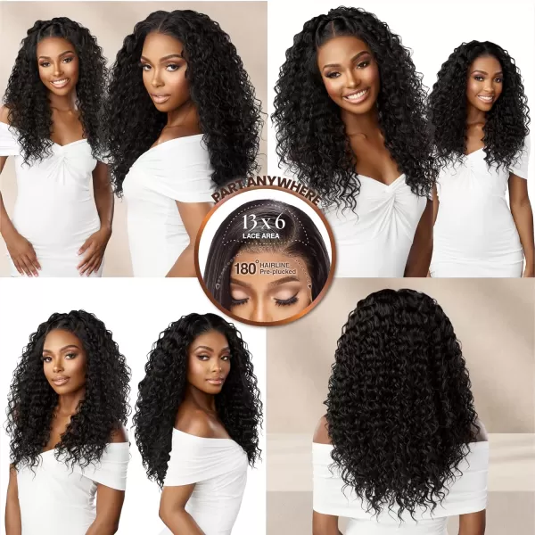 Sensationnel Bare Lace 13x6 wigs - Unit 2 Glueless synthetic with 180 degree preplucked hairline Non lifting 2040 larger grid thinner lace - BareLace unit 2 