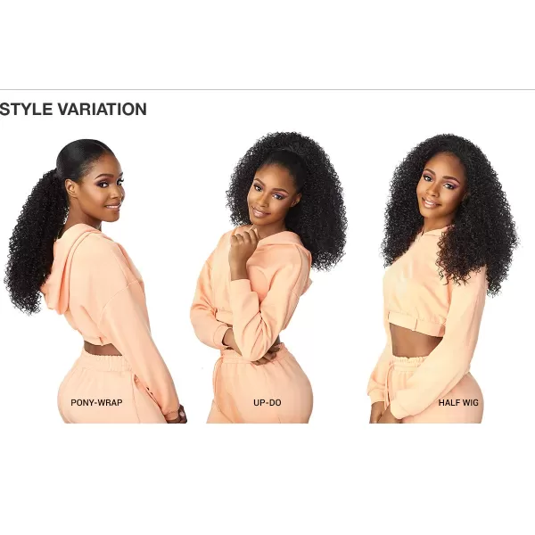 Sensationnel Half Wig N Pony Wrap Instant Up N Down UD 3 