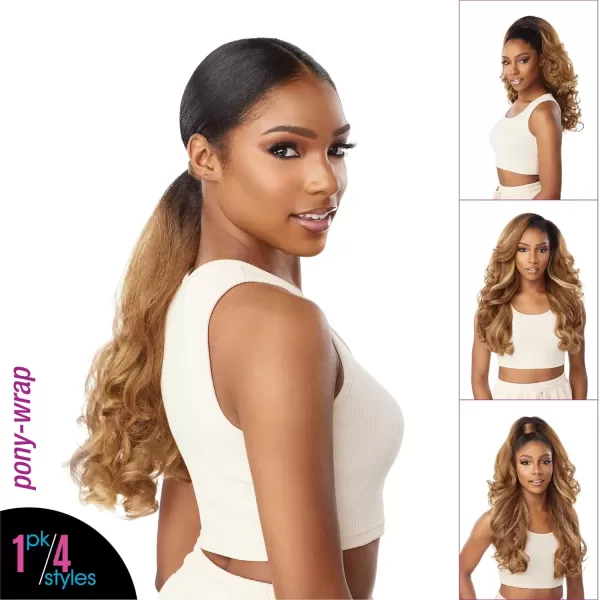 Sensationnel Instant UPDOWN halfwig Pony - Instant Weave Up and Down 4 style in 1 half wig and pony drawstring - INSTANT UD 15 