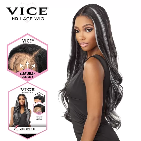 Sensationnel Synthetic Vice HD Lace Deep Part Wig - UNIT 13 