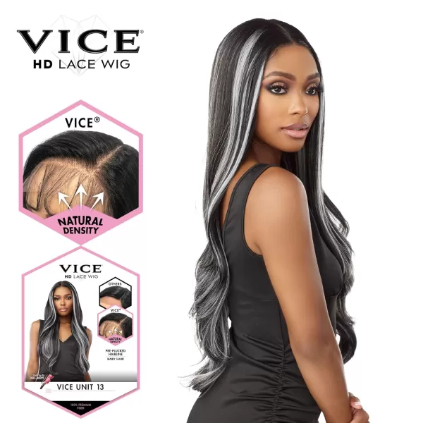 Sensationnel Synthetic Vice HD Lace Deep Part Wig - UNIT 13 
