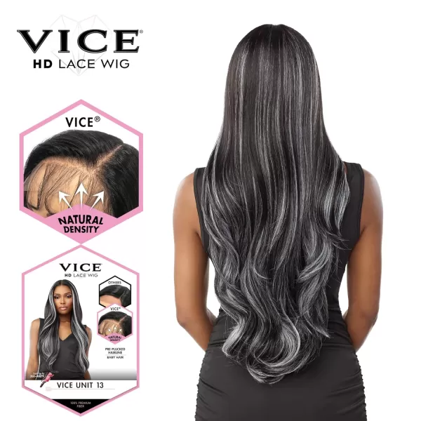 Sensationnel Synthetic Vice HD Lace Deep Part Wig - UNIT 13 