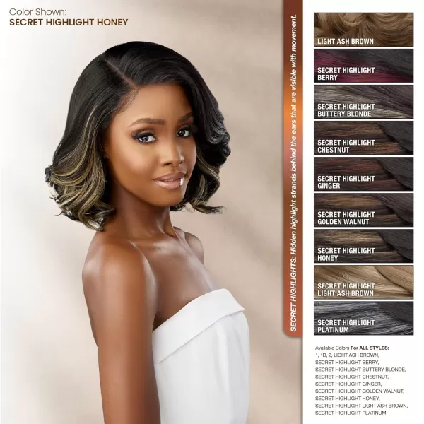 Sensationnel Bare Lace Y-Part Front Wigs - Daria glueless wide 5 inch deep part lace synthetic with preplucked Non lifting 2040 larger grid thinner lace - BareLace Y-Part Daria 