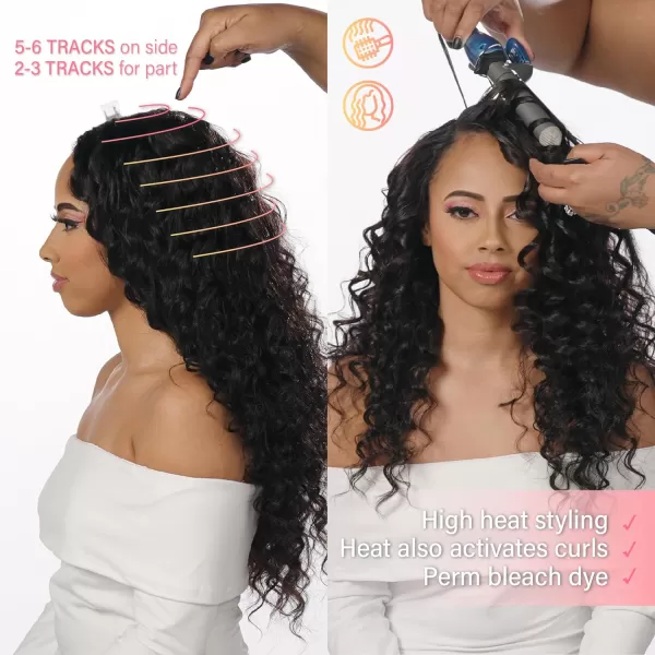 Sensationnel Pearlish Bundle BSS hair - Pearlish Euro Body Deep pearl conditioned 15a remy Beauty supply hair sew in or glue on human hair - Pearlish Bundles Euro Body 