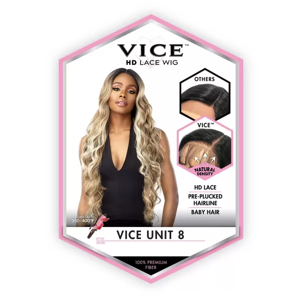 Sensationnel Vice Synthetic HD Lace Front Wig - VICE UNIT 8 