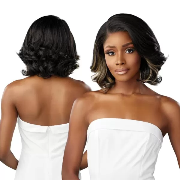 Sensationnel Bare Lace Y-Part Front Wigs - Daria glueless wide 5 inch deep part lace synthetic with preplucked Non lifting 2040 larger grid thinner lace - BareLace Y-Part Daria 