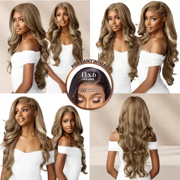 Sensationnel Bare Lace 13x6 wigs - Unit 4 Glueless synthetic with 180 degree preplucked hairline Non lifting 2040 larger grid thinner lace - BareLace unit 4 