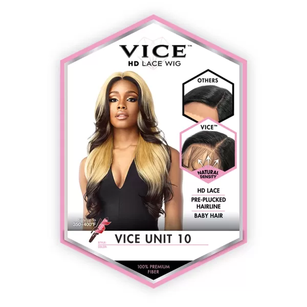 Sensationnel HD Lace Front Wig Vice Unit 10 