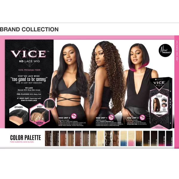 Sensationnel HD Lace Front Wig Vice Unit 2 