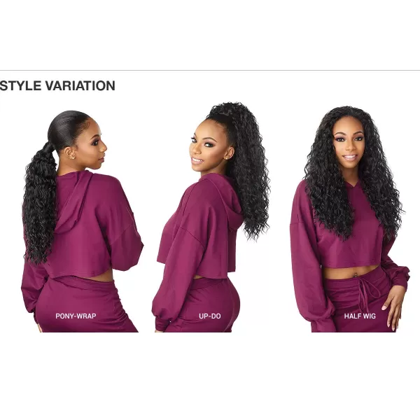 Sensationnel Half Wig N Pony Wrap Instant Up N Down UD 2 