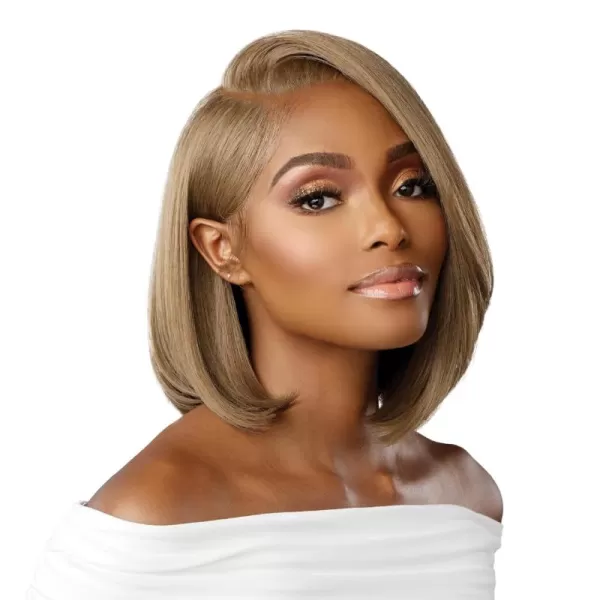 Sensationnel Bare Lace 13x6 wigs - Unit 3 Glueless synthetic with 180 degree preplucked hairline Non lifting 2040 larger grid thinner lace - BareLace unit 3 