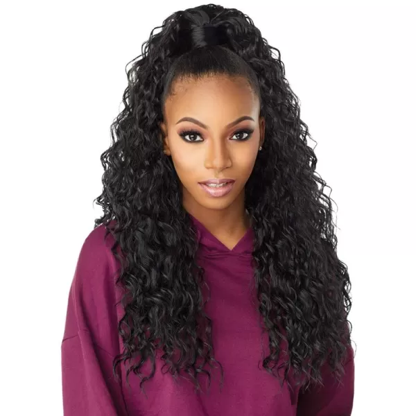 Sensationnel Half Wig N Pony Wrap Instant Up N Down UD 2 