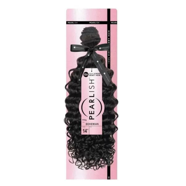 Sensationnel Pearlish Bundle BSS hair - Pearlish Bohemian Deep pearl conditioned 15a remy Beauty supply hair sew in or glue on human hair - Pearlish Bundles Bohemian 