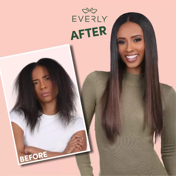 Clip in - 7 piece Remy human hair seamless silicone weft clip in with butterfly clipin technology - EVERLY 