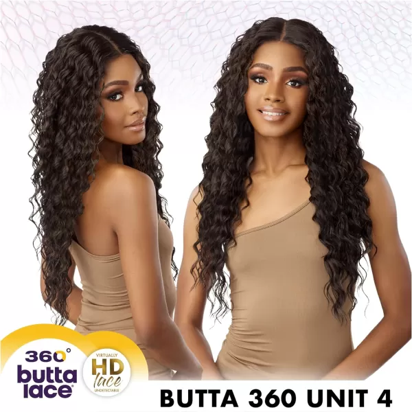 Sensationnel 360 Butta Lace Front Wigs - 360 Butta unit 4 wider parting preplucked hairline HD glueless lace - 360 Butta unit 4 