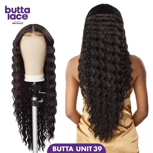 Sensationnel Butta Lace Front Wigs - Butta unit 39 extra wide 5 inch deep part synthetic wig preplucked hairline - Butta unit 39 