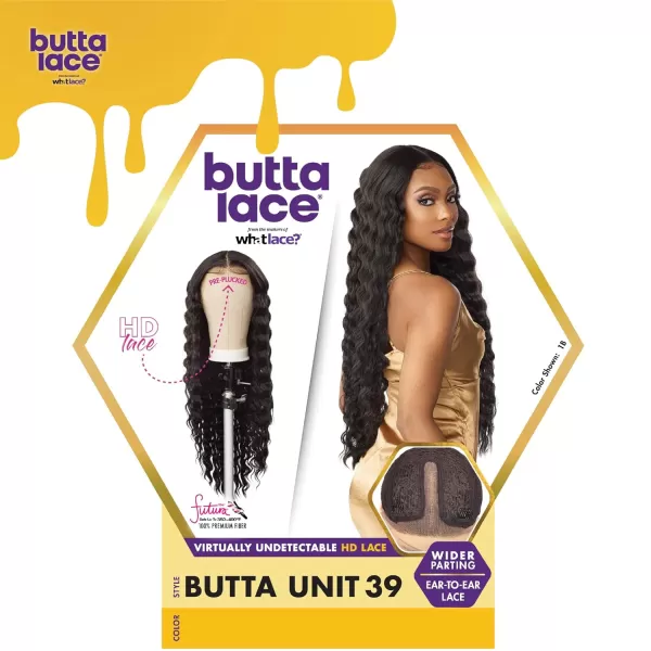 Sensationnel Butta Lace Front Wigs - Butta unit 39 extra wide 5 inch deep part synthetic wig preplucked hairline - Butta unit 39 