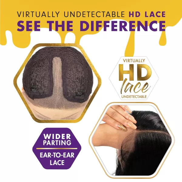 Sensationnel Butta Lace Front Wigs - Butta unit 39 extra wide 5 inch deep part synthetic wig preplucked hairline - Butta unit 39 