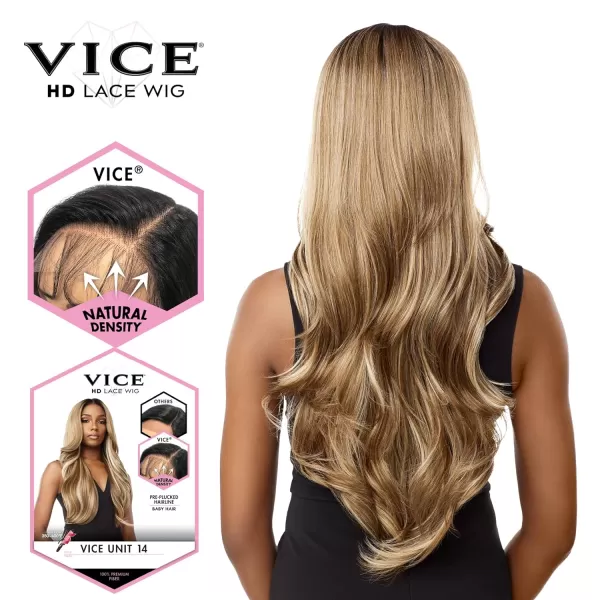 Sensationnel Synthetic Vice HD Lace Deep Part Wig - UNIT 14 